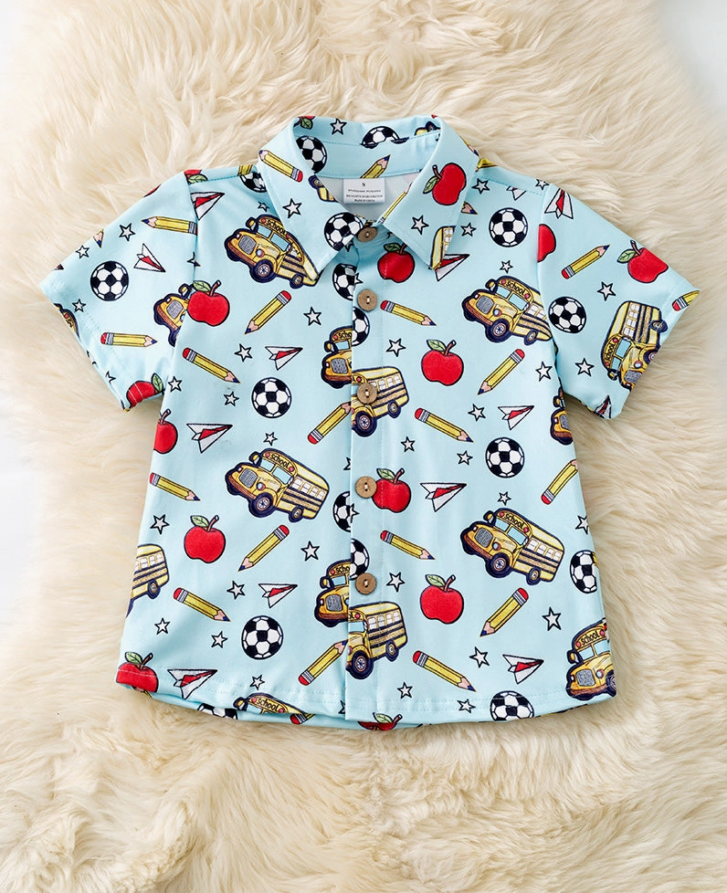 Back to school Button up shirt
