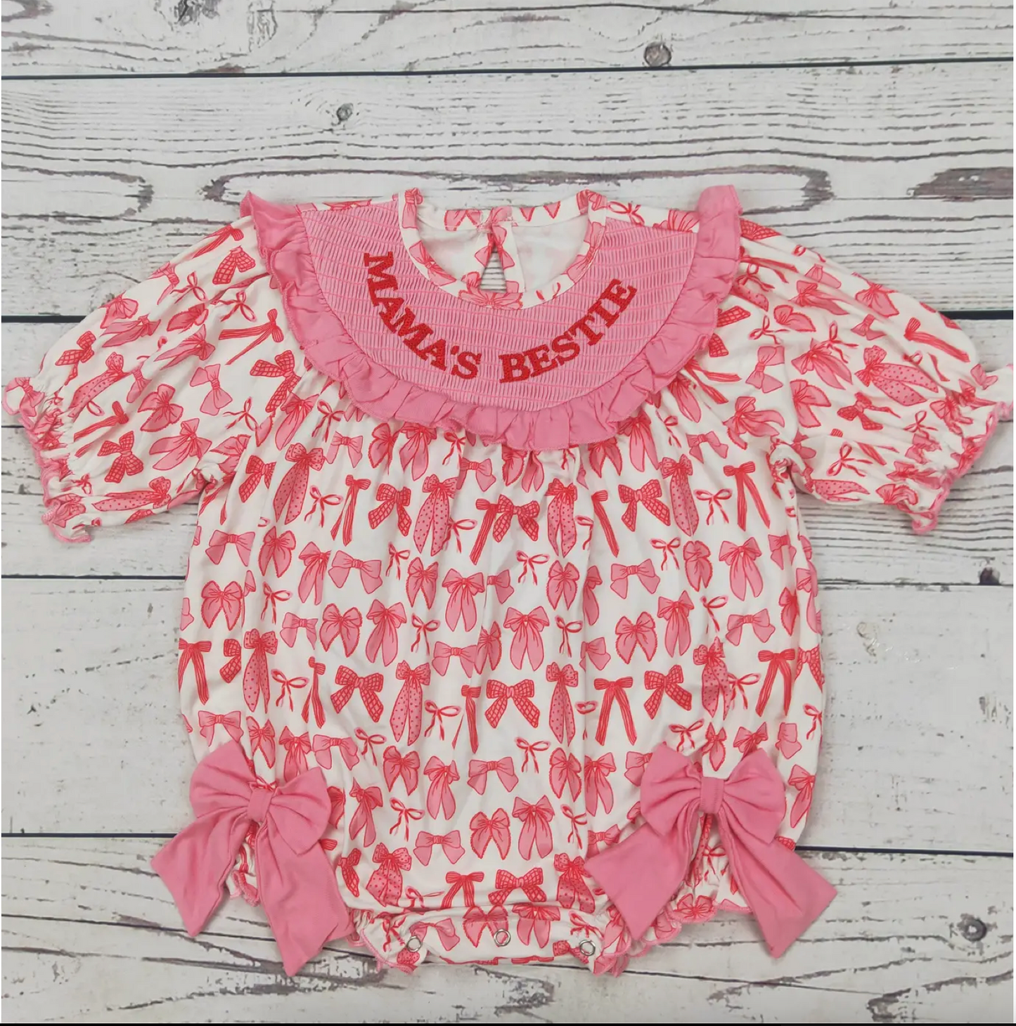 Baby PREORDER Mama's Bestie Smocked