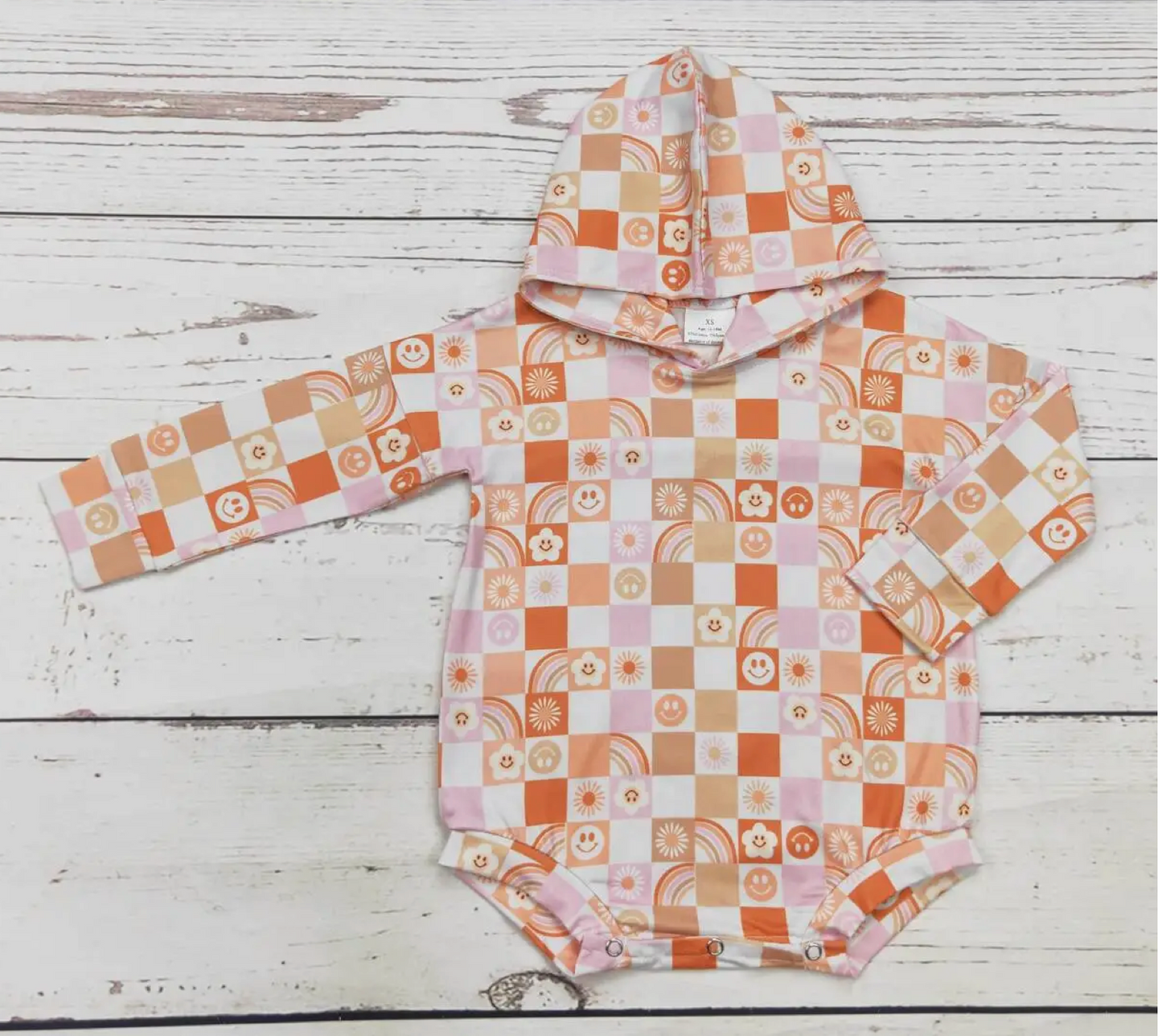 Baby PREORDER Smiley Checkered Bubble