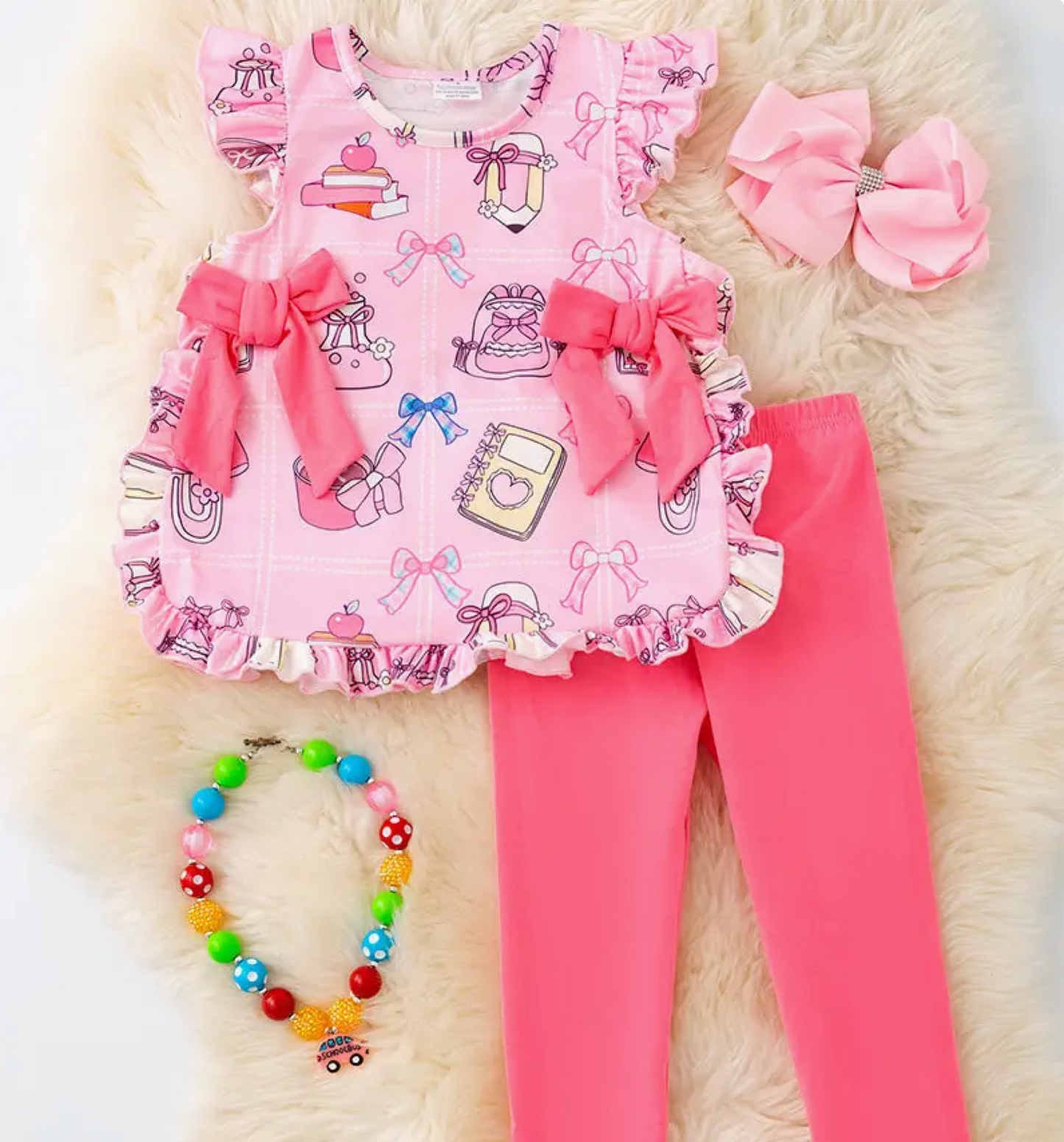 Back to school outfit with leggings