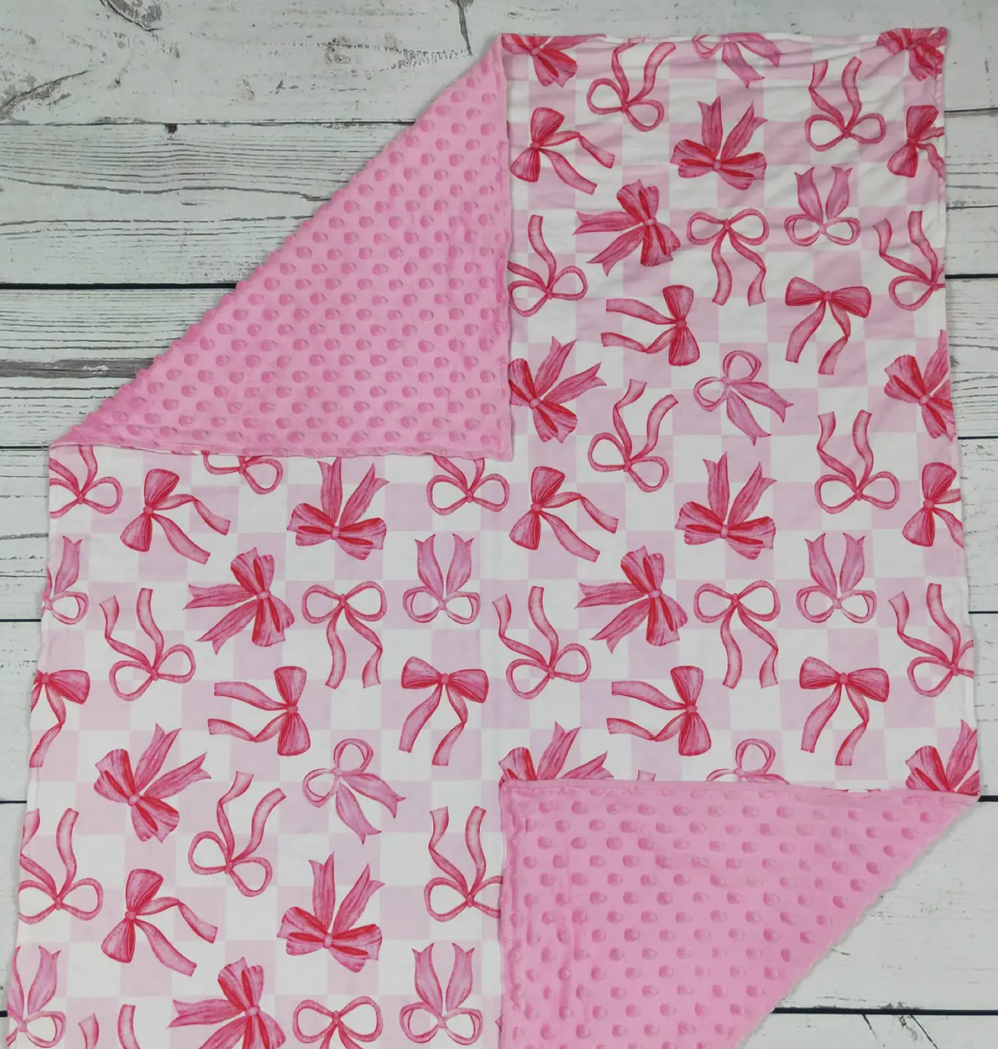 Baby PREORDER Bow Blanket