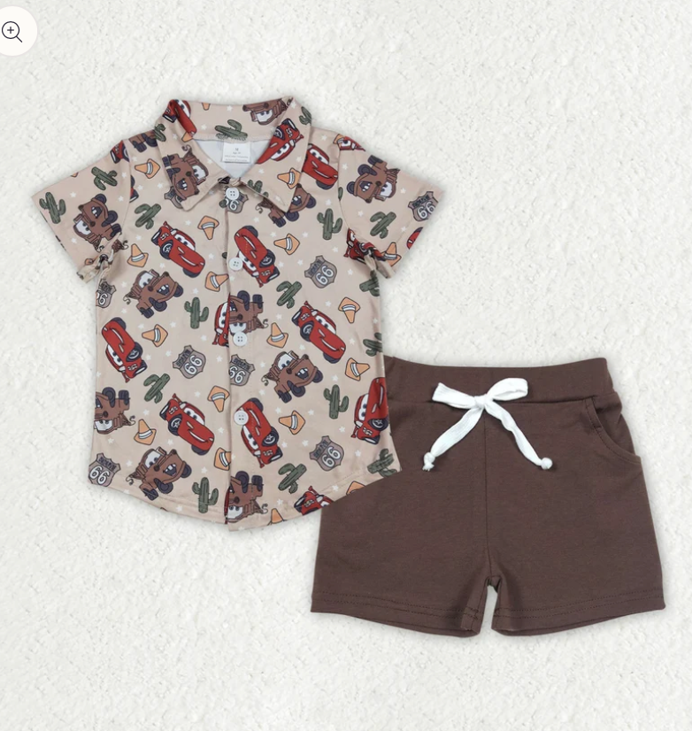 Everyday wear PREORDER Car Short Set
