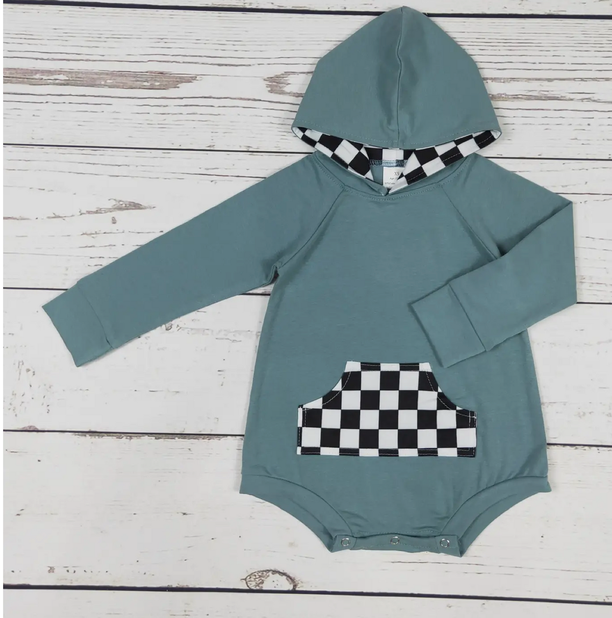 Baby PREORDER Checkered Romper