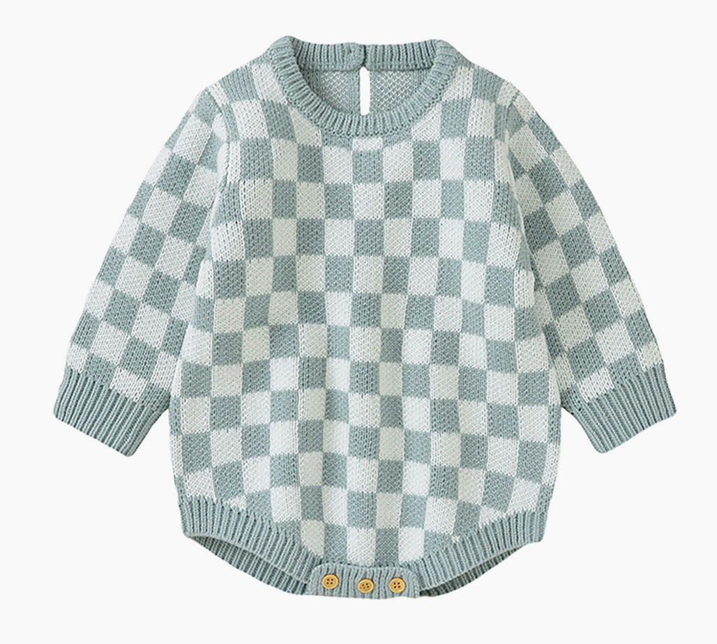 Baby PREORDER Checker Bodysuit