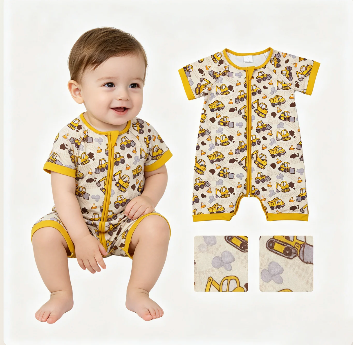 Everyday wear PREORDER Excavator Zip Romper
