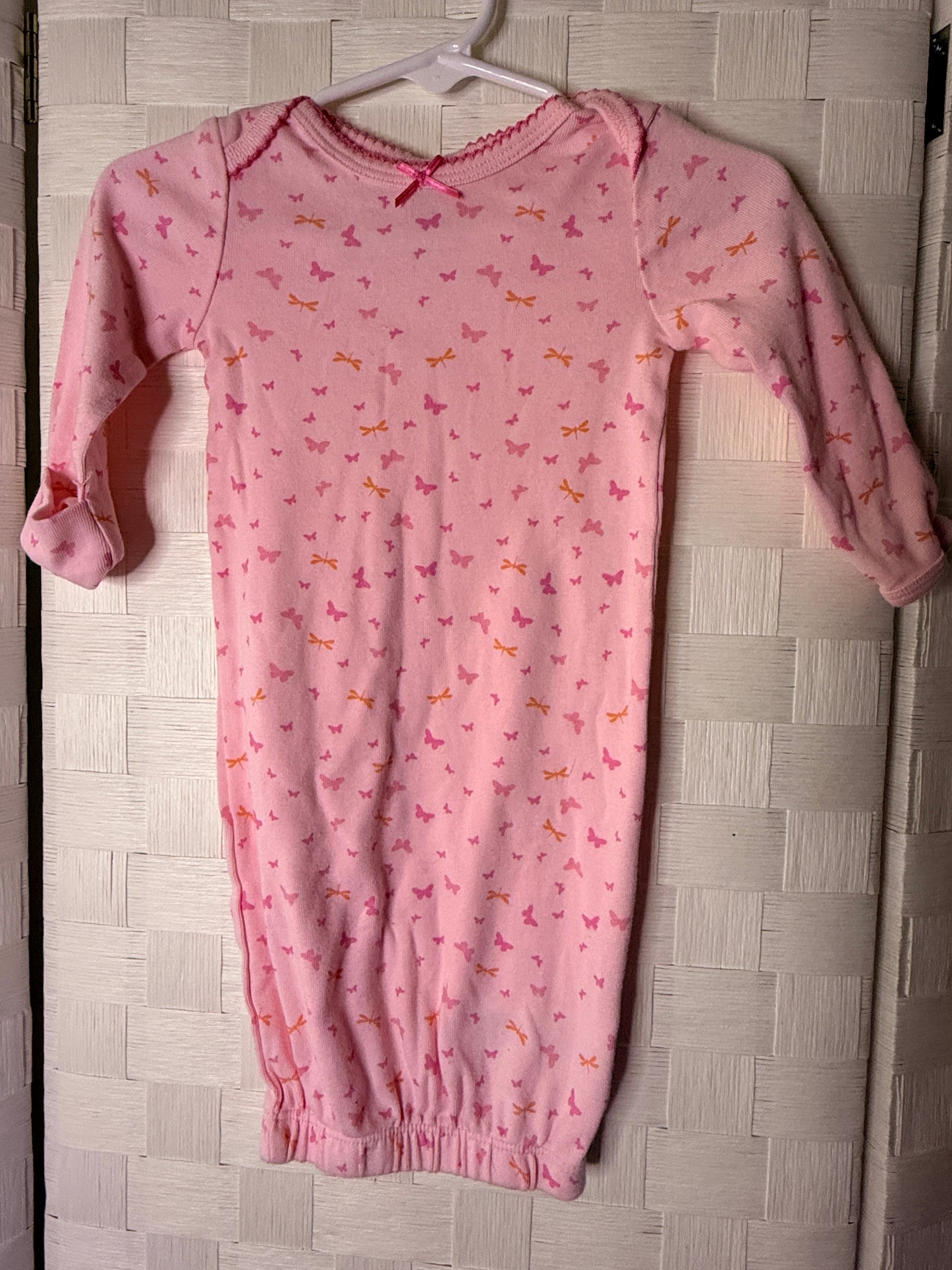 New Born Pink Butterfly Sleep Sack