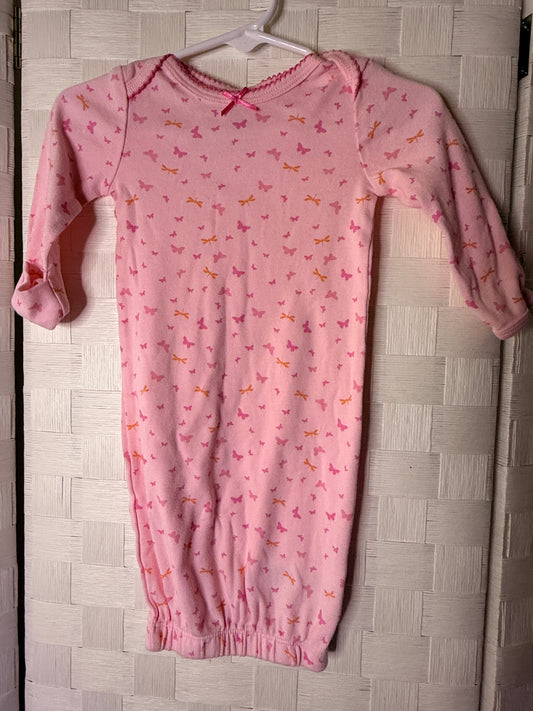 New Born Pink Butterfly Sleep Sack