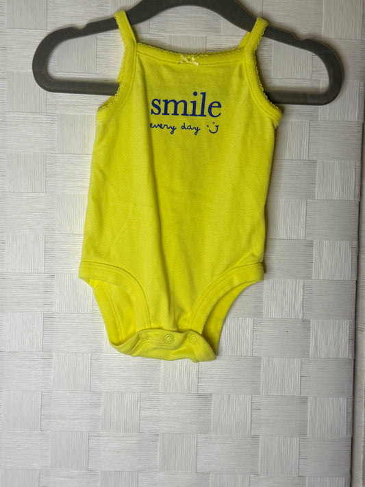 3M Yellow Smile everyday Tank Top