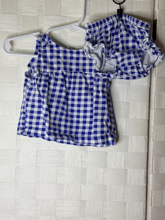3M Blue Plaid outfit