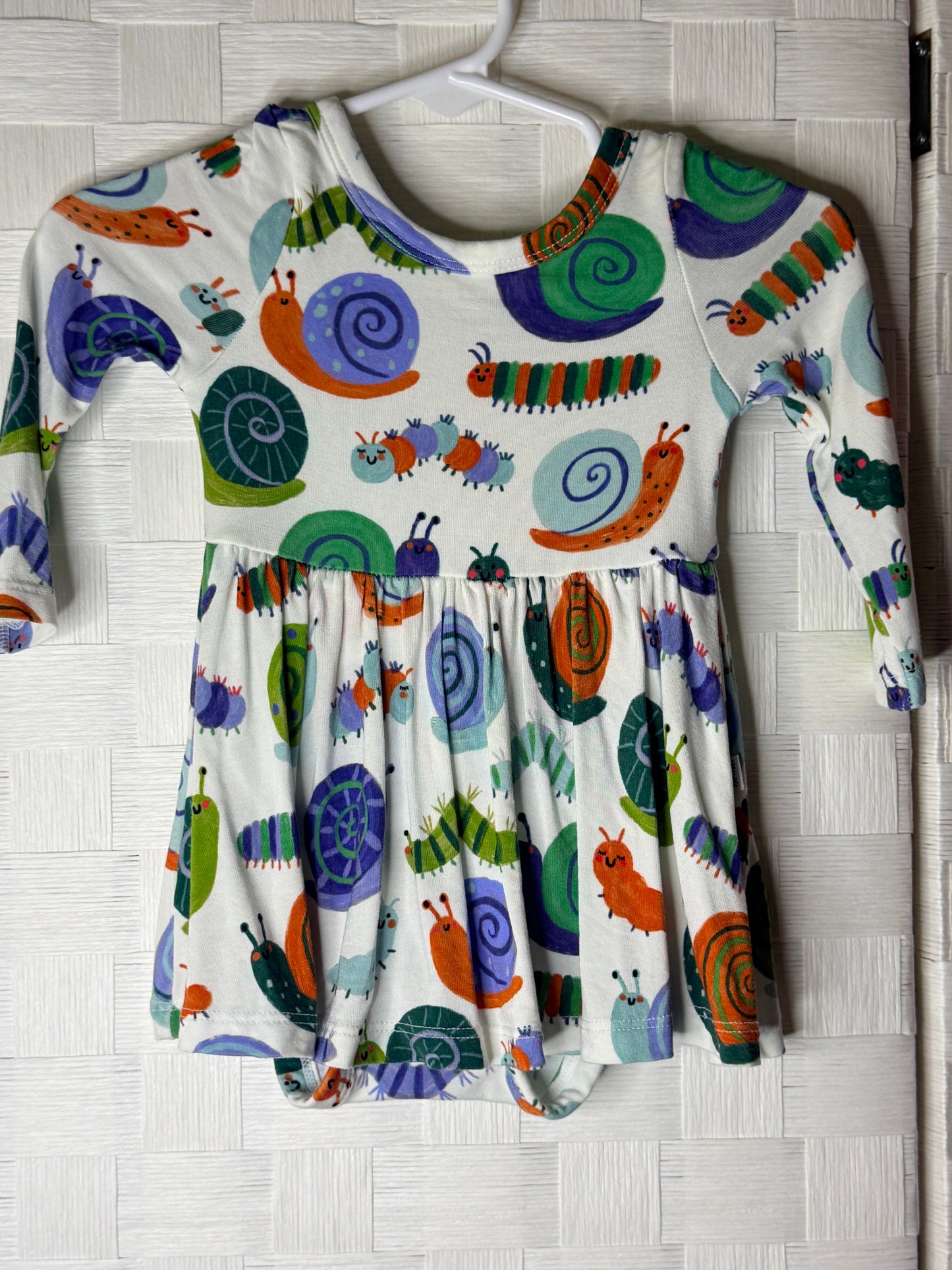 0-3M Bamboo Snail Dress