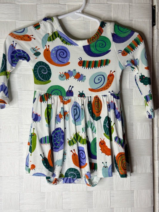 0-3M Bamboo Snail Dress
