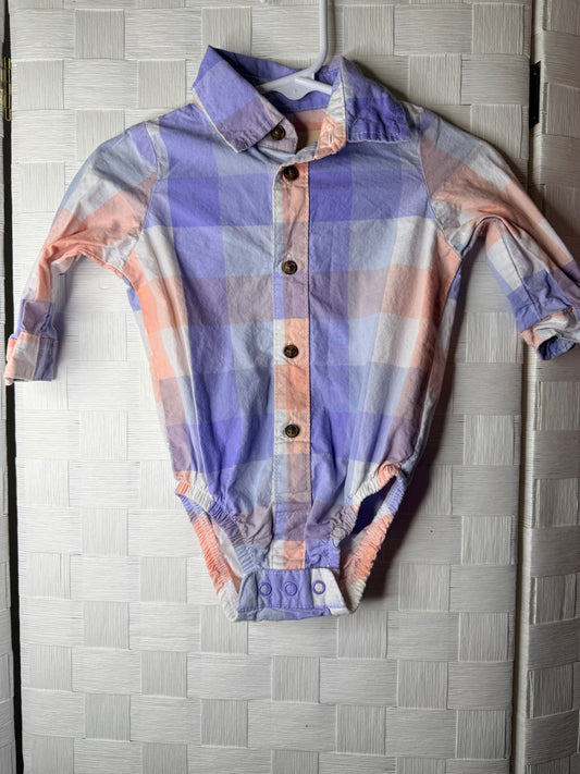 3-6M Pastel Dress Shirt