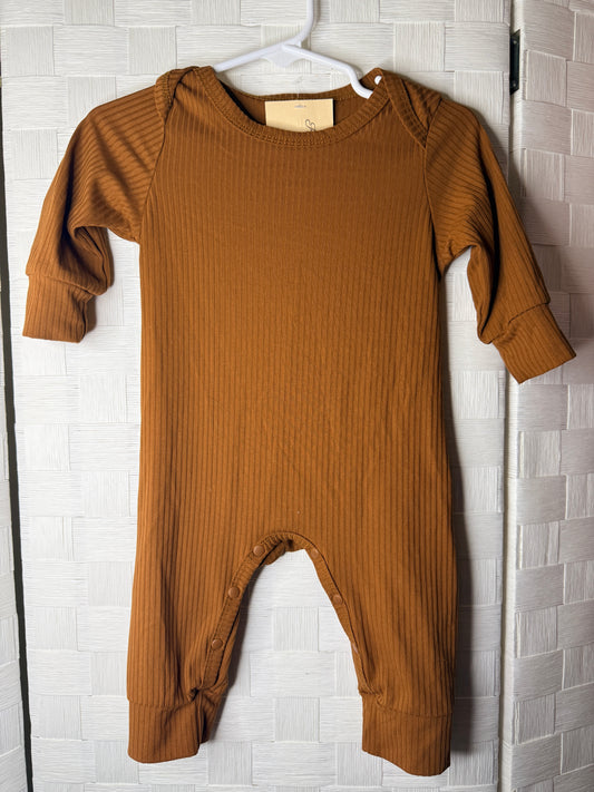 3-6M Brown Romper