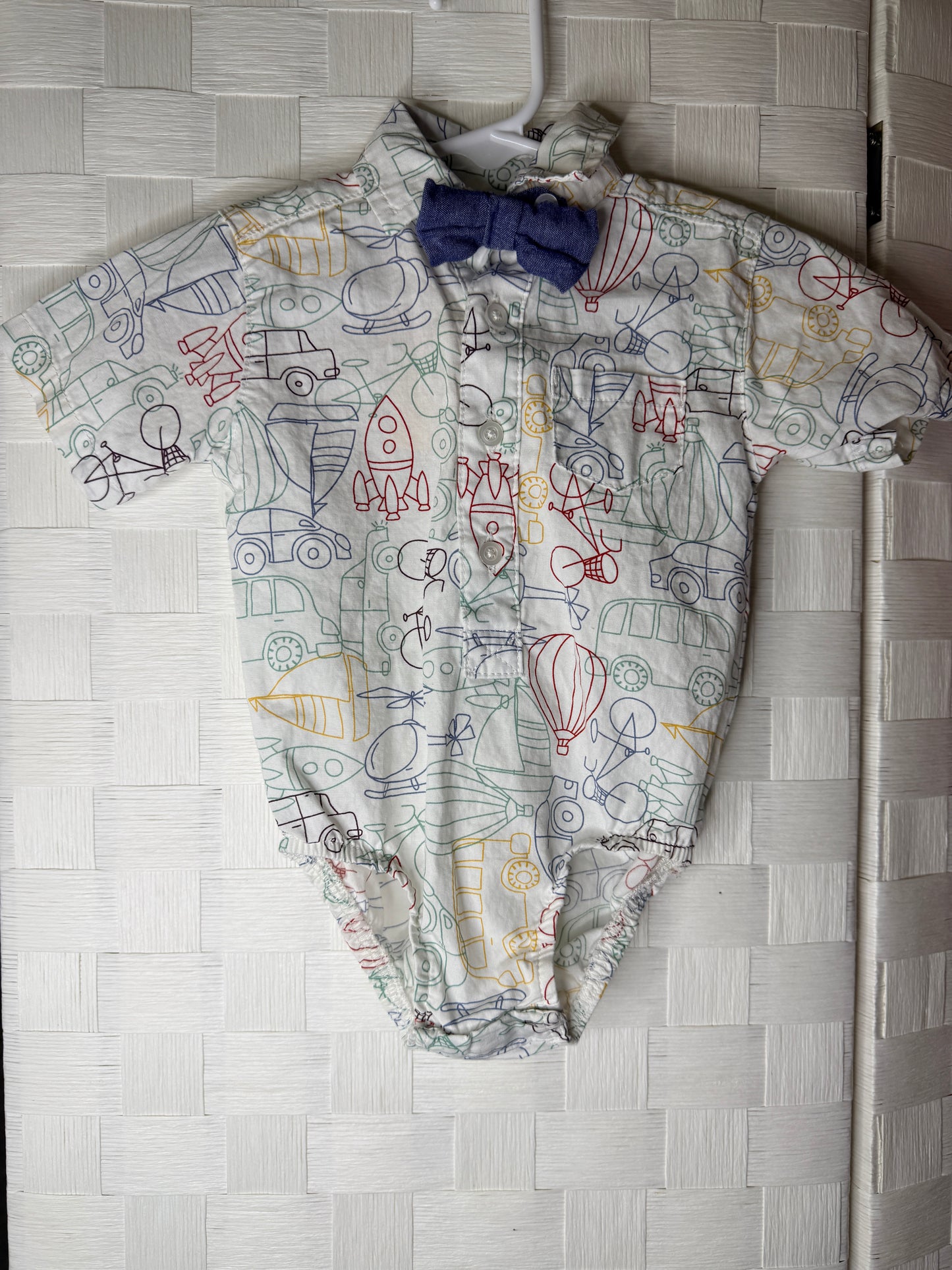 3-6M Printed Dress Shirt
