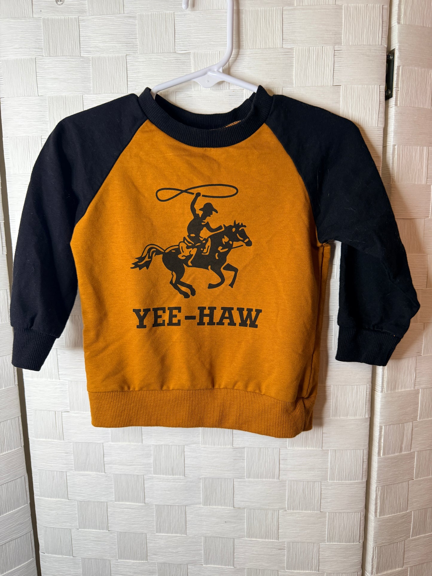 9-12M Long Sleeve Yee-Haw Crewneck