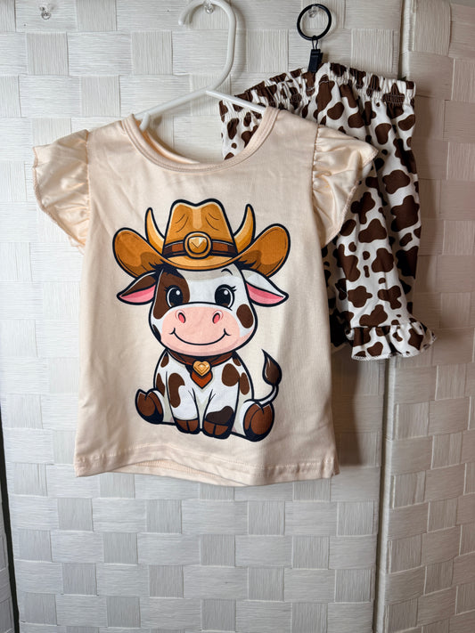9-12M Cow outfit