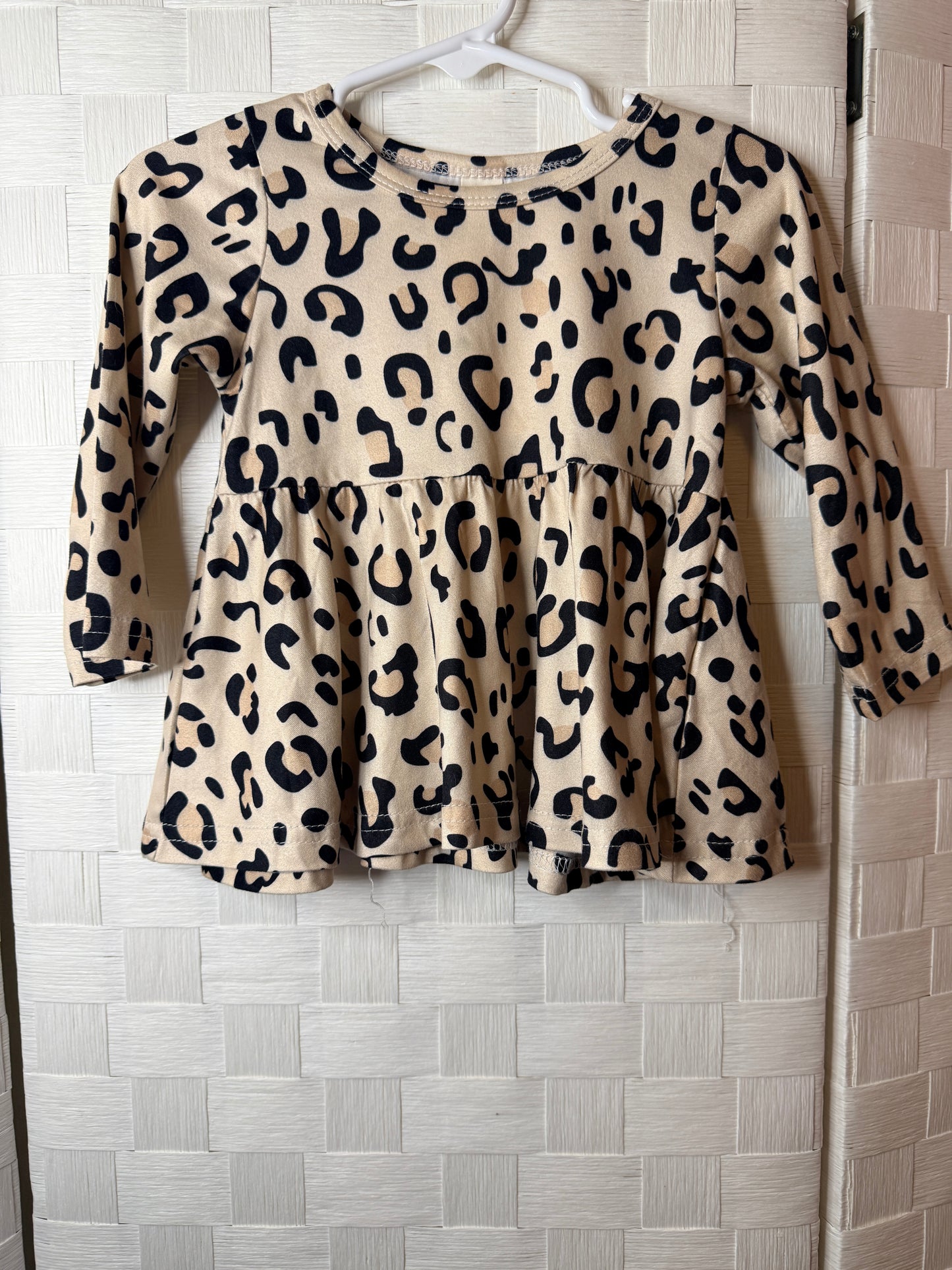 12M Cheetah Print long sleeve shirt