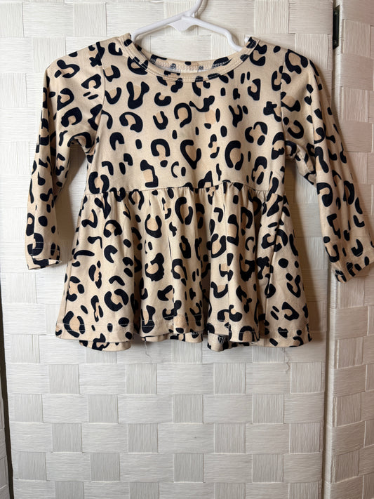 12M Cheetah Print long sleeve shirt