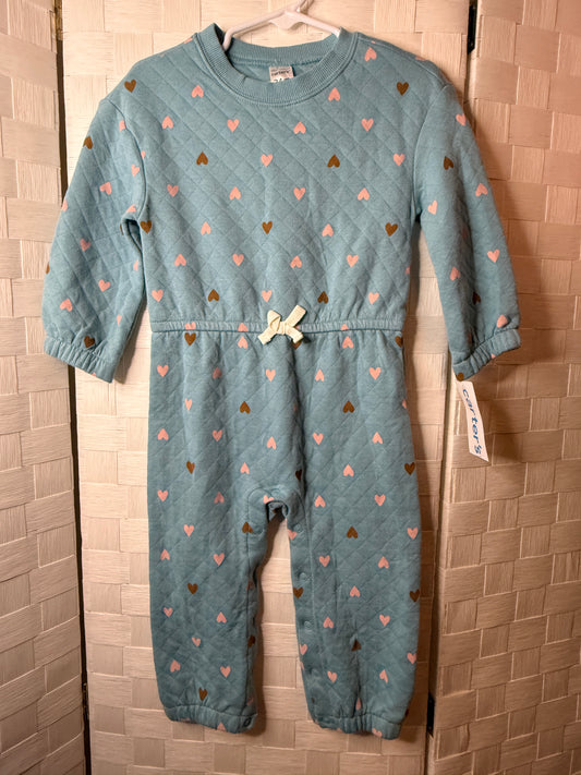 24M Blue heart jump suit