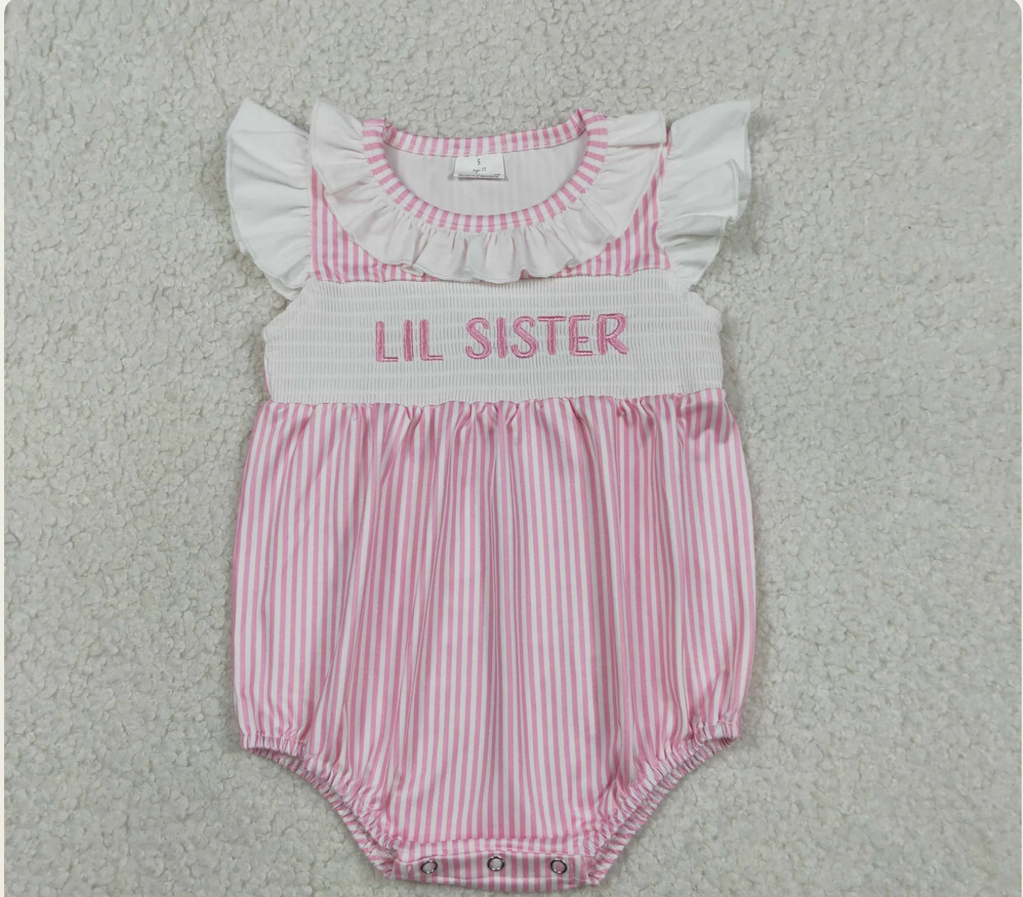 Everyday wear PREORDER Lil Sister Smocked Romper