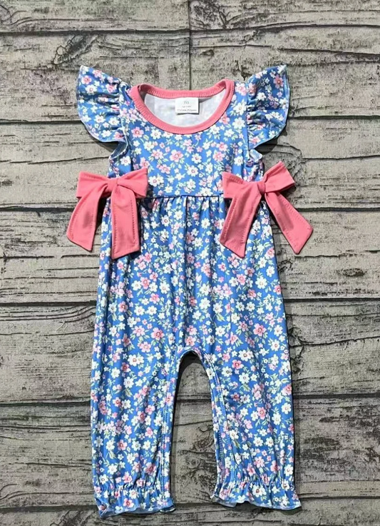 Everyday wear PREORDER Pink Flower Romper